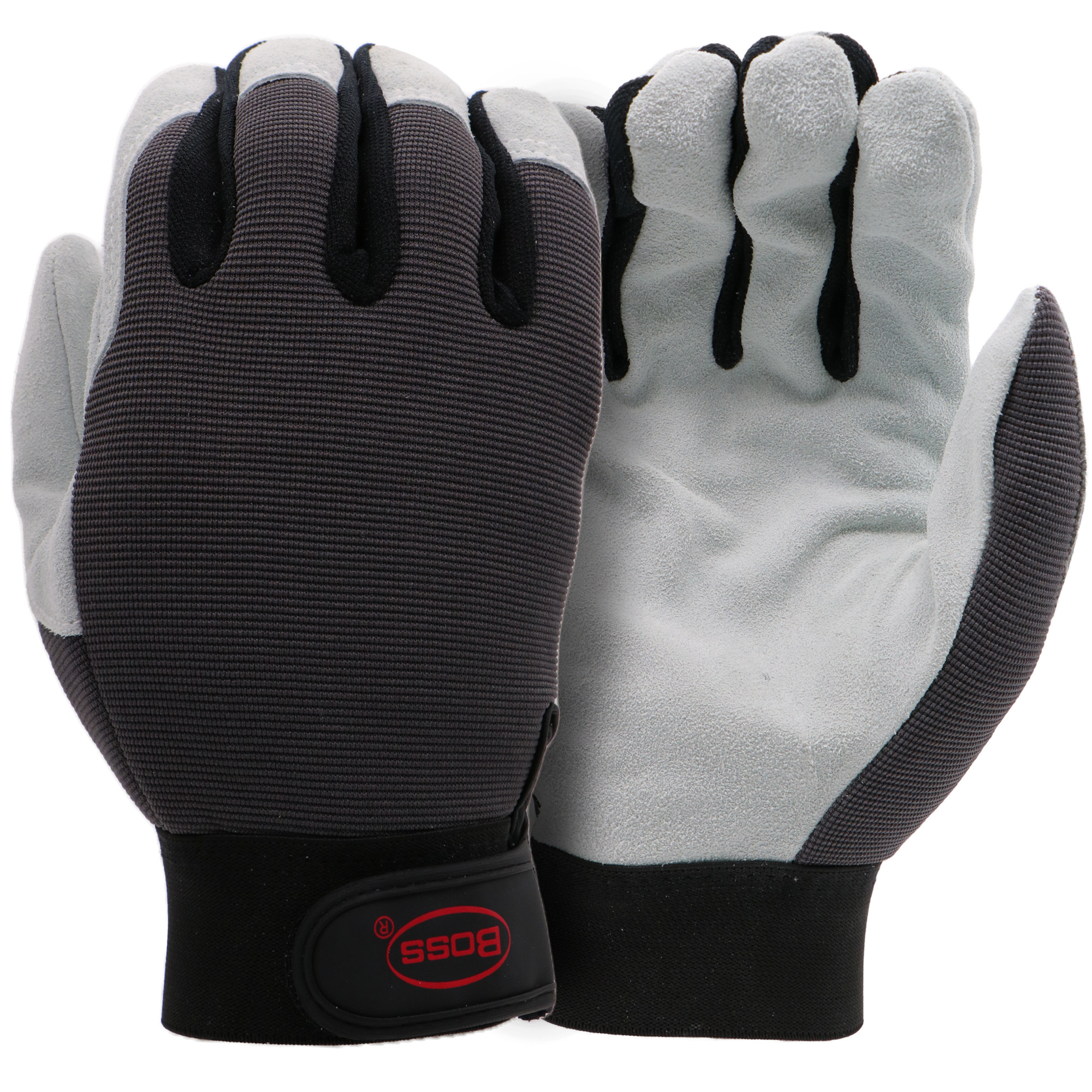 Boss Split Cowhide Hi- Performance with Hook & Loop